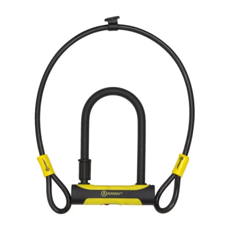 Antivol U AUVRAY U-ROC 180x245 ART + Câble 4 Antivol U AUVRAY U-ROC 180x245 ART + Câble – Image 2