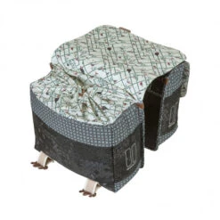 Double Sacoche Vélo BASIL Bohème 35L Gris -Pro Velo Gear Magasin double sacoche velo basil boheme 35l gris 3