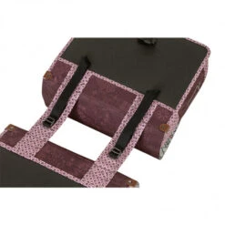 Double Sacoche Vélo BASIL Bohème 35L Rouge Figue -Pro Velo Gear Magasin double sacoche velo basil boheme 35l rouge figue 4