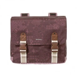 Double Sacoche Vélo BASIL Bohème 35L Rouge Figue -Pro Velo Gear Magasin double sacoche velo basil boheme 35l rouge figue 6