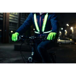 Harnais Fluorescent Ajustable Jaune WOWOW -Pro Velo Gear Magasin harnais fluorescent ajustable jaune wowow 2