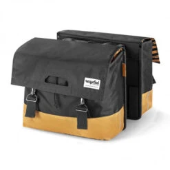 Paire Sacoches Vélo 40L En Plastique Recyclé URBAN PROOF Beige Gris