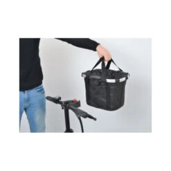 KLICKFIX Panier Avant Reisenthel Bikebasket -Pro Velo Gear Magasin panier avant pliable noir bikebasket noir 3