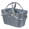 PANIER AVEC ANSE ARRIÈRE BASIL 2DAY CARRY POLYESTER AVEC ADAPTATEUR MIK GRIS -Pro Velo Gear Magasin panier avec anse arriere basil 2day carry polyester avec adaptateur mik gris