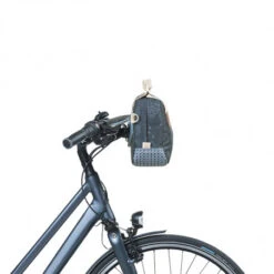 Sacoche De Guidon BASIL Bohème 8L Bleu Indigo -Pro Velo Gear Magasin sacoche de guidon basil boheme 8l bleu indigo 6