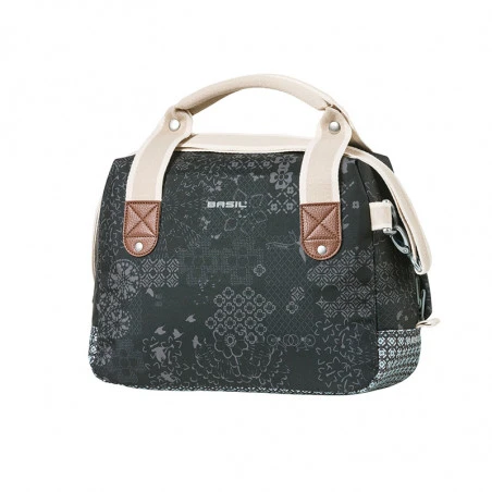 Sacoche De Guidon Vélo BASIL Bohème 8L Gris 3 Sacoche De Guidon Vélo BASIL Bohème 8L Gris