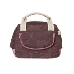 Sacoche De Guidon Vélo BASIL Bohème 8L Rouge Figue -Pro Velo Gear Magasin sacoche de guidon velo basil boheme 8l rouge figue 2