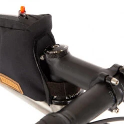 Sacoche Tube De Cadre Tissu Noir Attache Velcro Restrap -Pro Velo Gear Magasin sacoche tube de cadre tissu noir attache velcro restrap 3