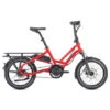 Vélo Cargo électrique Compact Tern HSD S8i Rouge -Pro Velo Gear Magasin velo cargo electrique compact tern hsd s8i rouge