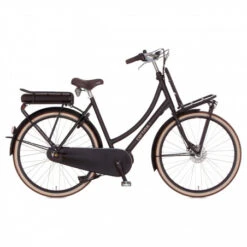 Vélo Hollandais électrique Ville CORTINA E-U4 8v Batterie 300Wh 28" M/50 (de 1m65 à 1m77) Bas Jusqu'à 140km